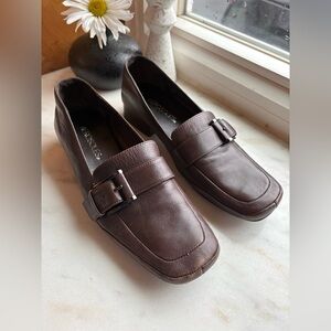 Vtg Aerosoles women’s brow leather loafer
